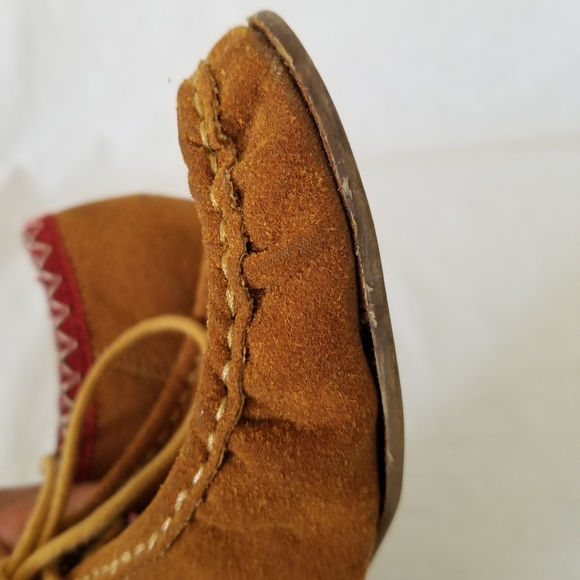 Bamboo palazzo lace up moccasin flats size 7.5 - Picture 9 of 12